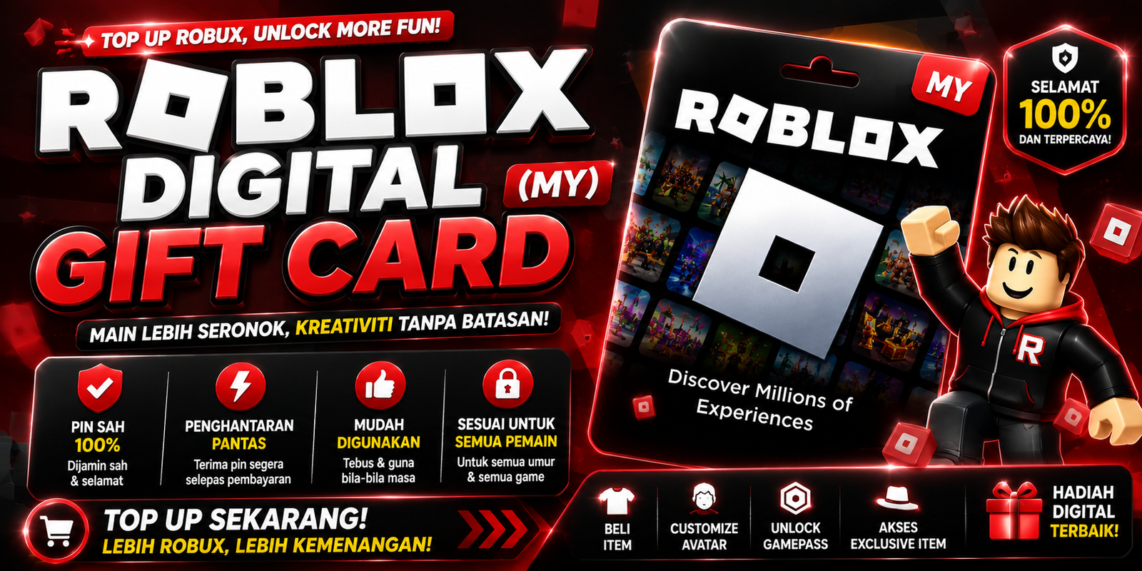 ROBLOX DIGITAL GIFT CARD (MY)
